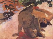 Paul Gauguin Aha Oe Feill,what,are you Jealous oil painting on canvas